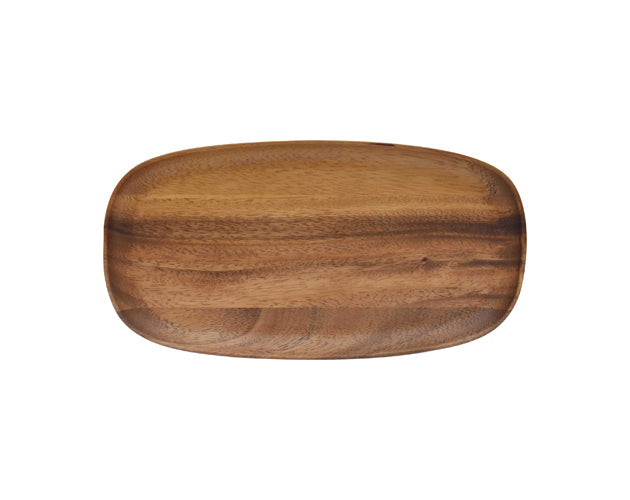 Acacia Wood Tray for Cup, Sugar and Cream