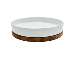 Plate Tall Stackable with Wooden Lid – sangohospitality