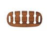 Wooden Stemmed Glass Carrier